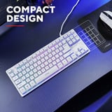 Trust GXT 833W Thado TKL RGB gaming toetsenbord Wit, US lay-out (QWERTY), 80% (TKL)