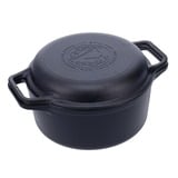Combo cooker 26 cm 5,7 liter, Seasoned bak-/braadpan
