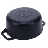 Victoria Combo cooker 26 cm 5,7 liter, Seasoned bak-/braadpan Zwart, Color packaging