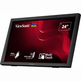 ViewSonic IR Touch monitor TD2423 24"  Zwart, 1x HDMI, VGA, DVI-D, USB-A, USB-B