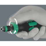Wera 838 RA-R L bithandhouder met ratelfunctie, 1/4" schroevendraaier Zwart/groen
