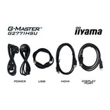 iiyama G-Master Red Eagle G2771HSU-B1 27" gaming monitor Zwart, 240Hz, HDMI, DisplayPort, USB-C, Audio, NVIDIA G-Sync