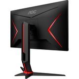 AOC Q24G2A/BK 23.8" gaming monitor Zwart/rood, 2x HDMI, DisplayPort, AMD Freesync, 165 Hz