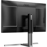 AOC U32U3CV 31.5" 4K Ultra HD monitor Zwart/zilver, 1x DisplayPort, 2x HDMI, 2x USB-C, 4x USB-A, 1x RJ-45