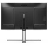 AOC U32U3CV 31.5" 4K Ultra HD monitor Zwart/zilver, 1x DisplayPort, 2x HDMI, 2x USB-C, 4x USB-A, 1x RJ-45