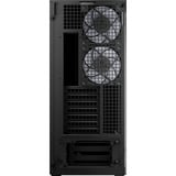 ARCTIC Xtender (Black) midi tower behuizing Zwart (mat) | 2x USB-A | 1x USB-C | RGB | Tempered Glass