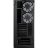 ARCTIC Xtender (Black) midi tower behuizing Zwart (mat) | 2x USB-A | 1x USB-C | RGB | Tempered Glass