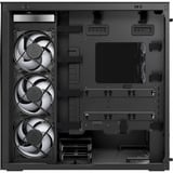 ARCTIC Xtender (Black) midi tower behuizing Zwart (mat) | 2x USB-A | 1x USB-C | RGB | Tempered Glass