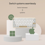 ASUS Marshmallow Keyboard KW100 Donkergroen, US lay-out (QWERTY), Scissor switches, 75%, Bluetooth Low Energy (BLE) 5.0