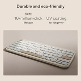 ASUS Marshmallow Keyboard KW100, toetsenbord Donkergroen, US lay-out, Scissor switches, 75%, Bluetooth® Low Energy (BLE) 5.0