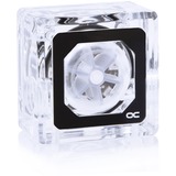 Alphacool Eisfluegel Aurora flow indicator "HighFlow" met RPM-Signal doorstroommeter Transparant