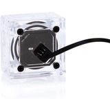 Alphacool Eisfluegel Aurora flow indicator "HighFlow" met RPM-Signal doorstroommeter Transparant