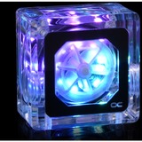 Alphacool Eisfluegel Aurora flow indicator "HighFlow" met RPM-Signal doorstroommeter Transparant