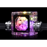 Alphacool Eisfluegel Aurora flow indicator "HighFlow" met RPM-Signal doorstroommeter Transparant