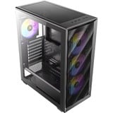 Antec AX85 ARGB midi tower behuizing Zwart | 2x USB-A | Tempered Glass