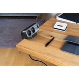 Brennenstuhl estilo Duplex stekkerdoos met schakelaar en overspanningsbeveiliging Zwart/zilver, 9x stekker, 1x USB-C, 1x USB-A, 1x USB C, 1x USB A