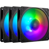Cooler Master Mobius 120P ARGB 120x120x25 case fans Zwart, 3 stuks, 120 x 120 x 25 mm, PWM