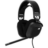 Corsair HS80 RGB USB gamingheadset over-ear gaming headset Carbon, 7.1 Surround Sound