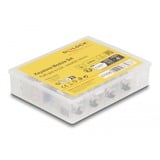 DeLOCK Keystone Module RJ45 Jack naar LSA Cat 6a toolfree, 8 stuks Meerkleurig