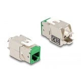 DeLOCK RJ45 Jack > LSA Cat 6a toolfree keystone module Meerkleurig, 8 stuks