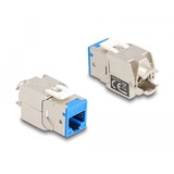 DeLOCK RJ45 Jack naar LSA Cat 6a toolfree keystone module Meerkleurig, 8 stuks