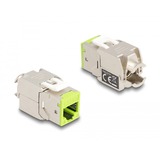DeLOCK RJ45 Jack naar LSA Cat 6a toolfree keystone module Meerkleurig, 8 stuks