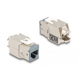DeLOCK RJ45 Jack naar LSA Cat 6a toolfree keystone module Meerkleurig, 8 stuks