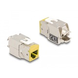 DeLOCK RJ45 Jack naar LSA Cat 6a toolfree keystone module Meerkleurig, 8 stuks