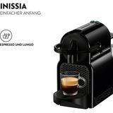 DeLonghi Nespresso Inissia EN 80.B capsule machine Zwart