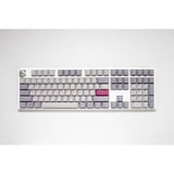 Ducky One 3 Mist Grey RGB mechanisch toetsenbord Lichtgrijs, US lay-out (QWERTY), Cherry MX Red, 100%, RGB led, Double-shot PBT, Hot-swappable, QUACK Mechanics