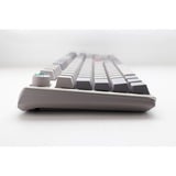 Ducky One 3 Mist Grey RGB mechanisch toetsenbord Lichtgrijs, US lay-out (QWERTY), Cherry MX Red, 100%, RGB led, Double-shot PBT, Hot-swappable, QUACK Mechanics