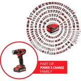 EINHELL Accu schroefboor TC-CD 18/35 Li Kit 1.5 Ah schroeftol Rood/zwart