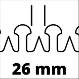 EINHELL Heggenschaar GC-EH 6055/1 Rood/zwart, 600W