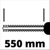 EINHELL Heggenschaar GC-EH 6055/1 Rood/zwart, 600W