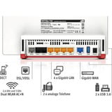 FRITZ! Box 7581 Wi-Fi 5 VDSL-router met modem refurbished Wit/rood
