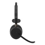 Jabra Evolve3 65 MS on-ear headset Zwart, USB-A with Dongle, Bluetooth 5.3