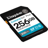 Kingston Canvas Go! Plus SDXC 256 GB geheugenkaart Zwart, Class 10, UHS-I U3, V30
