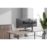 Neomounts DS45-600BL2 Monitorstandaard voor twee schermen 10-32" monitorarm Zwart