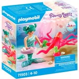 PLAYMOBIL Princess Magic - Zeemeermin met van kleur veranderende octopus Constructiespeelgoed 71503