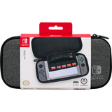 PowerA Slim Case for Nintendo Switch - OLED Model, Nintendo Switch or Nintendo Switch Lite – Charcoal tas Antraciet