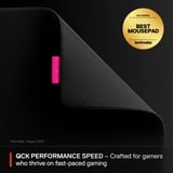 SteelSeries QcK Performance Speed gaming muismat Zwart, XL