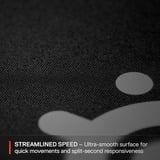 SteelSeries QcK Performance Speed gaming muismat Zwart, XL