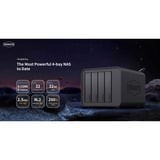 TerraMaster F4-424 Pro nas Zwart, 2x RJ-45 2.5GbE, HDMI