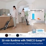 Tineco Floor One S6 Flashdry Pet nat- en droogstofzuiger & vloerreiniger nat- en droogzuiger Zwart, Stofzuigen en dweilen | oplaadbaar | iLoop Smart Sensor | FlashDry | app