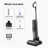 Tineco Floor One S6 Flashdry Pet nat- en droogstofzuiger & vloerreiniger nat- en droogzuiger Zwart, Stofzuigen en dweilen | oplaadbaar | iLoop Smart Sensor | FlashDry | app