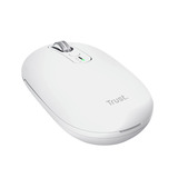Trust Seron Draadloze Muis, Slank met Hyperscrollwiel  Wit, 1000-3200 Dpi, 2.4GHz, 2x Bluetooth, USB