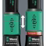 Wera Click-Torque Lock A 5 R/L draaimomentsleutel Zwart/groen