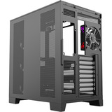 XYZ PC Gear Tesseract A-RGB midi tower behuizing Zwart | 2x USB-A | 1x USB-C | RGB | Tempered Glass