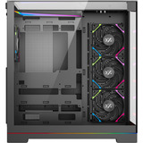 XYZ PC Gear Tesseract A-RGB midi tower behuizing Zwart | 2x USB-A | 1x USB-C | RGB | Tempered Glass