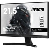 iiyama G-Master Black Hawk G2245HSU-B1 22" gaming monitor Zwart, 100Hz, HDMI, DisplayPort, USB, Audio
